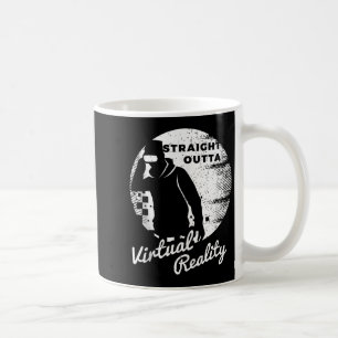 Virtual Reality Graphic Retro Distressed Art For A Coffee Mug