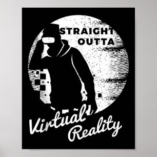 Virtual Reality Graphic Retro Distressed Art For A Poster