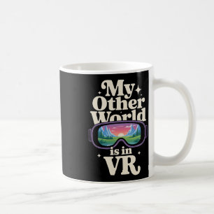 Virtual Reality Headset For Immersive Gamer Worlds Coffee Mug