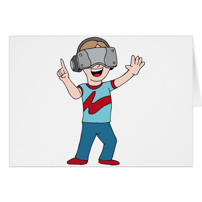 Virtual Reality Video Gamer (Front Horizontal)