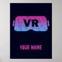 Virtual Reality (VR) Vintage Gamer HMD Video Glass