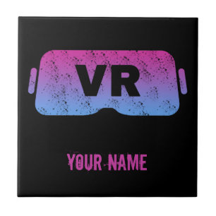 Virtual Reality VR Vintage Gamer Video Glasses Tile