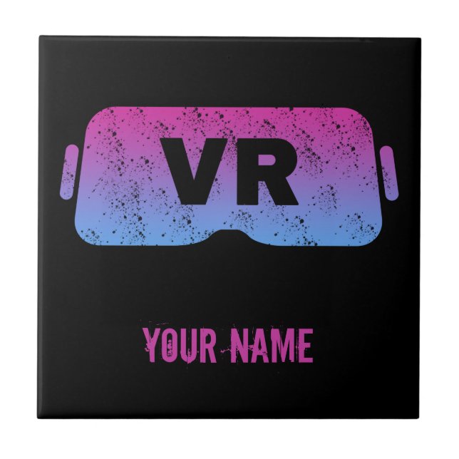 Virtual Reality VR Vintage Gamer Video Glasses Tile (Front)