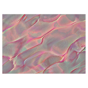Virtual rock in satin tone, peach or living coral tablecloth