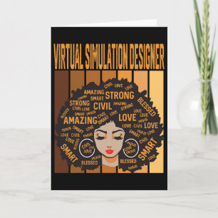 Virtual Simulation Designer Black History Month Pr Card