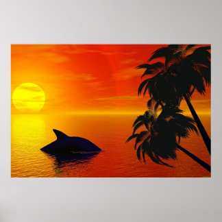 Virtual Sunset Poster