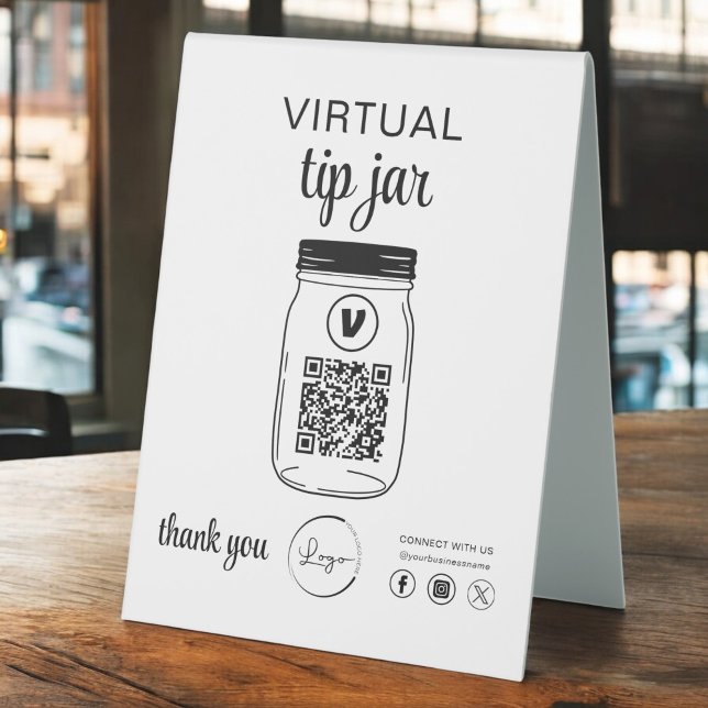 Virtual Tip Jar QR Code Logo  (Creator Uploaded)