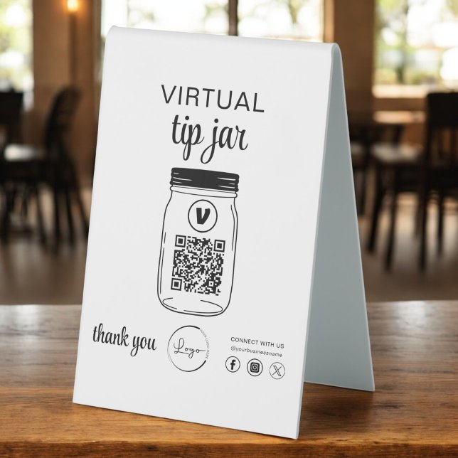 Virtual Tip Jar QR Code Logo  (Creator Uploaded)