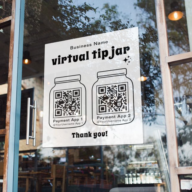 Virtual Tip Jar with 2 QR Code (Creator Uploaded)
