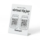 Virtual Tip Jar with 2 QR Code
