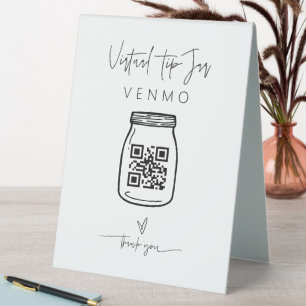 Virtual Tips Sign Cash Business Donate Tent G400