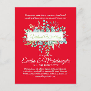 Virtual Wedding Video Chat Live Streaming Invites