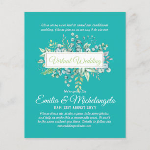 Virtual Wedding Video Chat Live Streaming Invites