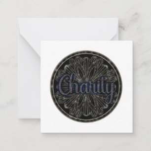 Virtue Charity Mandala Card