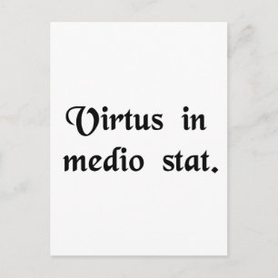 Virtue stands in the middle. postcard