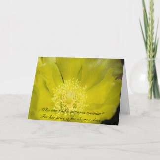 Virtuous Woman Card