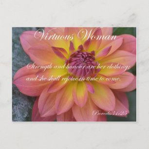 Virtuous Woman Postcard