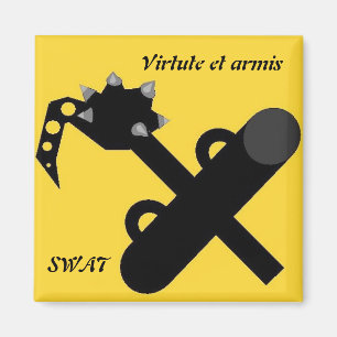 Virtute et armis SWAT Magnet