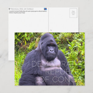 Virunga, Democratic Republic of Congo Travel Postcard