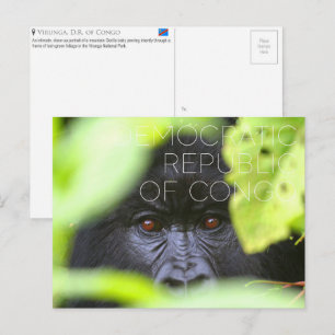 Virunga, Democratic Republic of Congo Travel Postcard