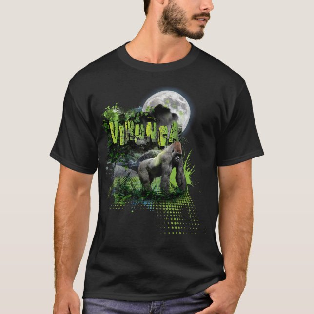 Virunga Mountain Gorilla T-Shirt (Front)