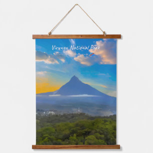 Virunga National Park, DR Congo - Volcano Hanging Tapestry
