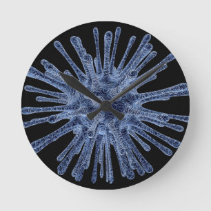 Virus Infected Cell Round Clock