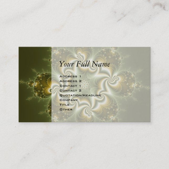 Virus Mutation Business Card (Front)