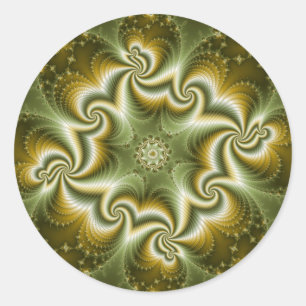 Virus Mutation Classic Round Sticker