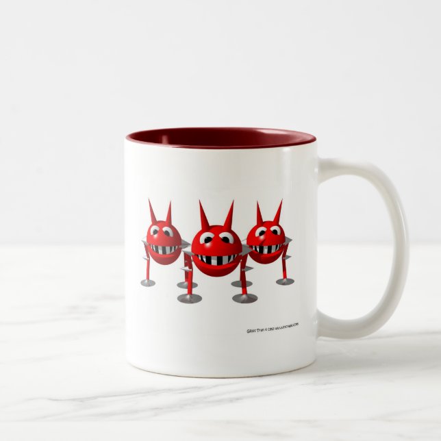 Virus Two-Tone Coffee Mug (Right)