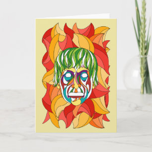 Visage Grimace Card