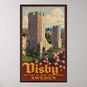 Visby Sweden Poster