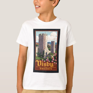 Visby Sweden - Vintage Travel T-Shirt