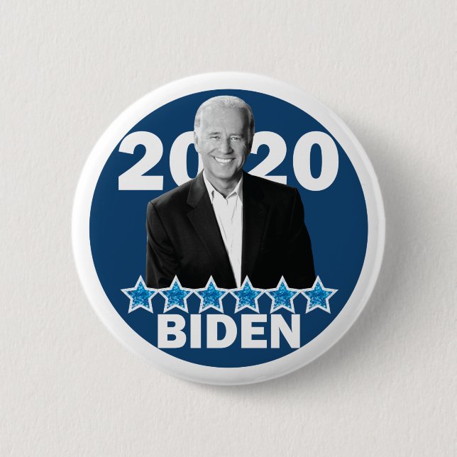 Vise President Joe Biden - 2020 Democrat Candidate 6 Cm Round Badge (Front)
