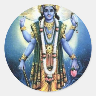 Vishnu Classic Round Sticker