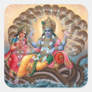 Vishnu & Lakshmi Stickers - Version 2