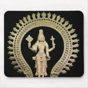 Vishnu, Late Chola Mouse Mat