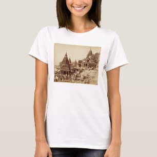 Vishnu Pud and Other Temples, Benares (sepia photo T-Shirt