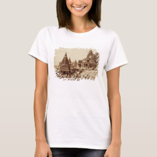 Vishnu Pud and Other Temples, Benares (sepia photo T-Shirt