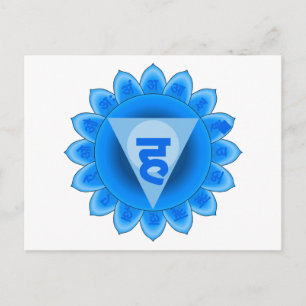 Vishuddha The Throat Chakra Postcard