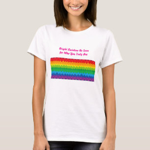 “Visibility” – An Abstract Pride Pattern #1 T-Shirt