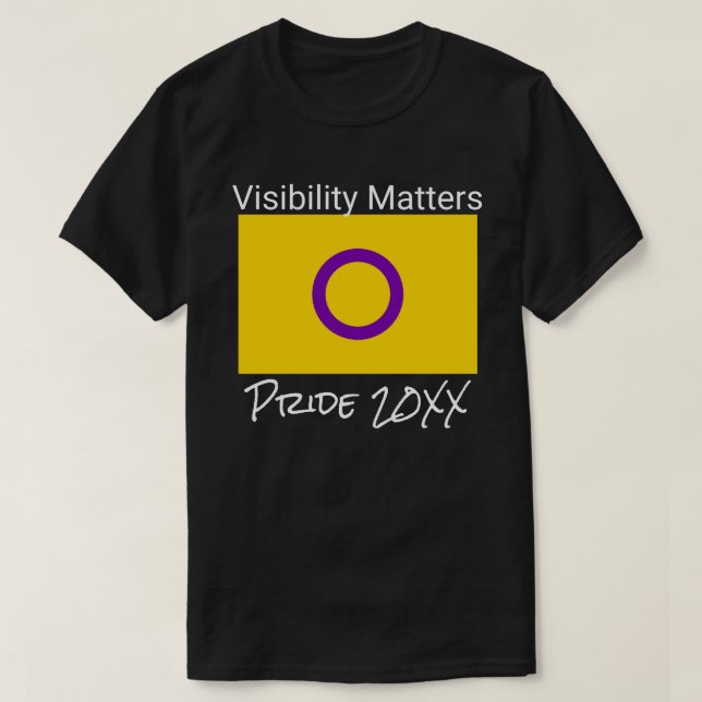 Visibility Matters | Embracing | Intersex Pride  T-Shirt (Design Front)