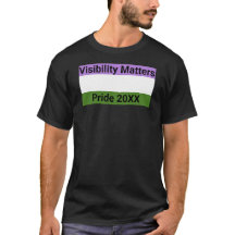 Visibility Matters Genderqueer Pride Flag, City