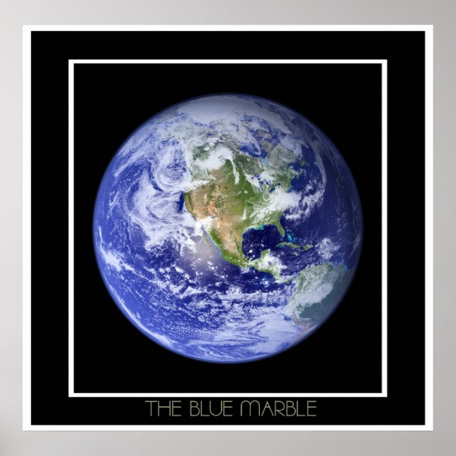 Visible Earth: The Blue Marble Poster (Front)