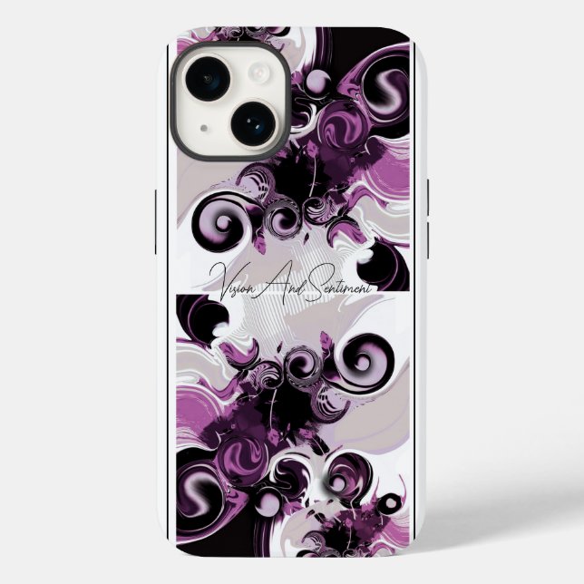 "Vision and Sentiment", Apple iPhone 14 Case (Back)