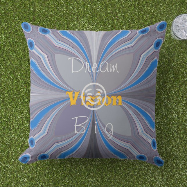 Vision dream perfect nice lovely home decor " cushion (Grass)