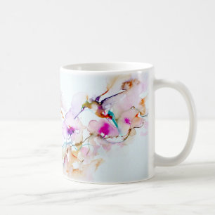 "Vision in Pink" Hummingbird Print Coffee Mug