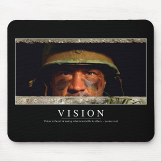 Vision: Inspirational Quote Mouse Mat