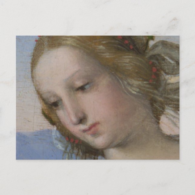 Vision of a Knight (detail), Raphael Postcard (Front)