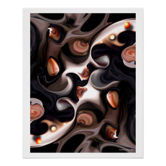 "Vision of Blue Exclusion", Glossy Poster